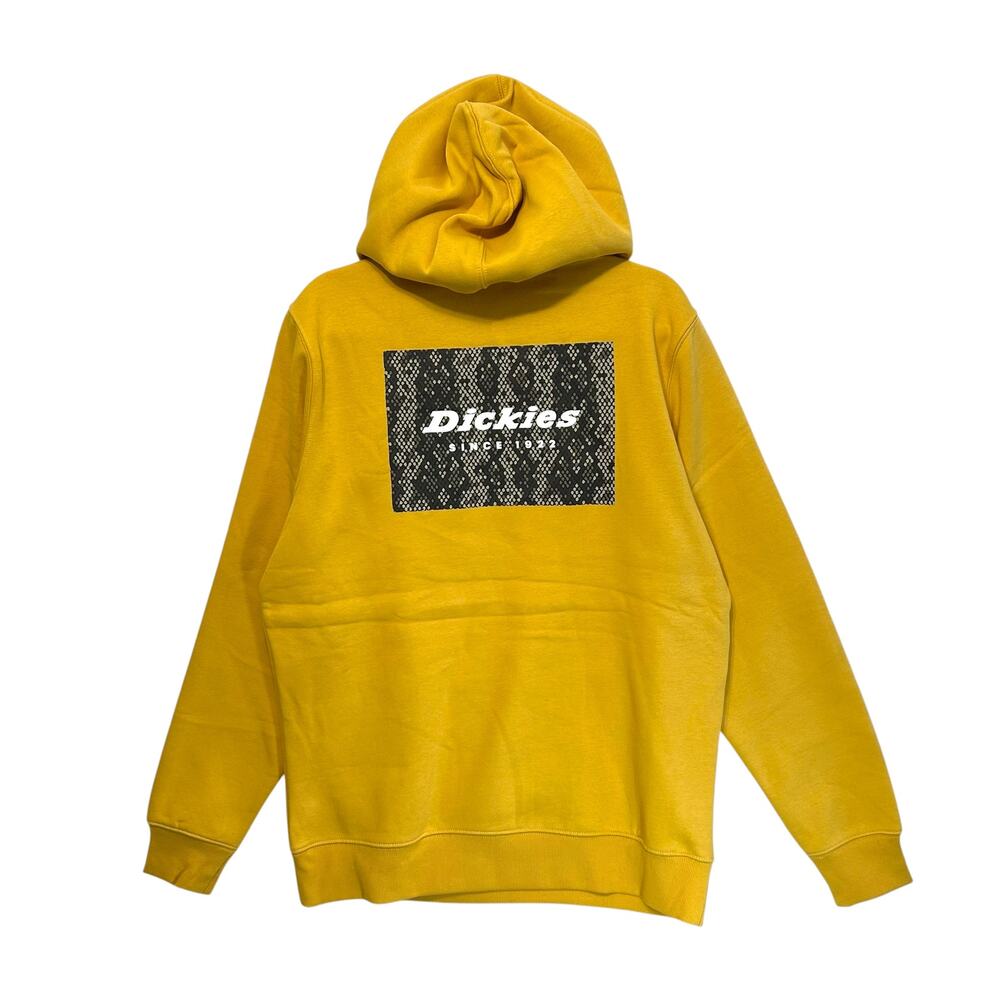 Dickies Camden Box Hoodie NWT Men's Sz L Harvest Gold Streetwear Casual Retro - Picture 2 of 7
